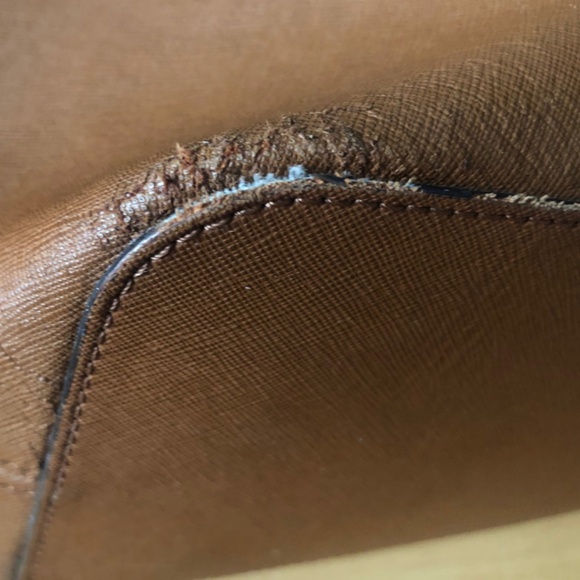 Michael Kors Jet Set large  saffiano leather  bag tote purse - Picture 4 of 10